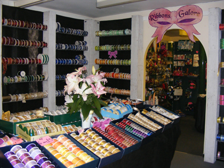 Karen Berzack's huge collection of ribbons on Ledbury Portal