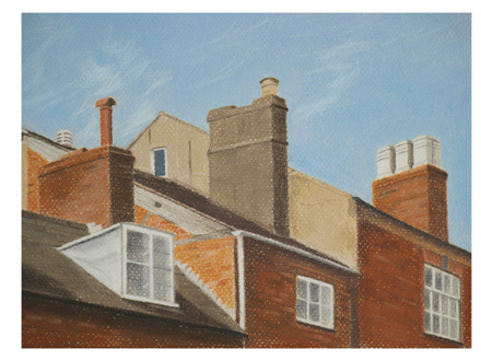 Roofscape Ledbury by Cheryl Davies on Ledbury Portal