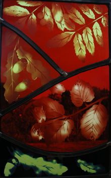 Stained glass by Rowan McOnegal on Ledbury Portal