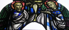 Stained glass angels