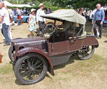 Morgan car image from Wikipedia on Ledbury Portal