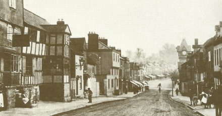 The Homend circa 1896 on Ledbury Portal
