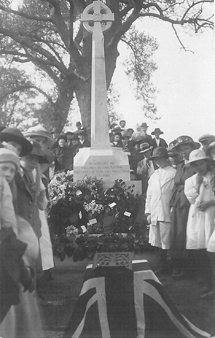 Bromsberrow War Memorial 1921 on Ledbury Portal