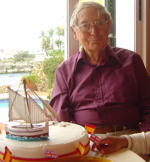 Ron Eager at his 80th birthday party